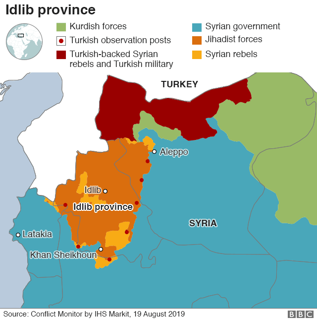 Syria war US missile strike on 'alQaeda leaders' in Idlib BBC News