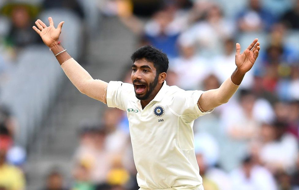 Jasprit Bumrah of India appeals for the wicket of Shaun Marsh of Australia during day four of the Third Test match in the series between Australia and India at Melbourne Cricket Ground on December 29, 2018 in Melbourne, Australia.