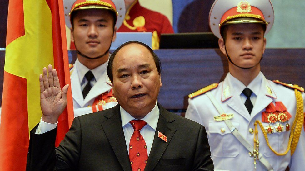 Vietnamese Prime minister Nguyen Xuan Phuc
