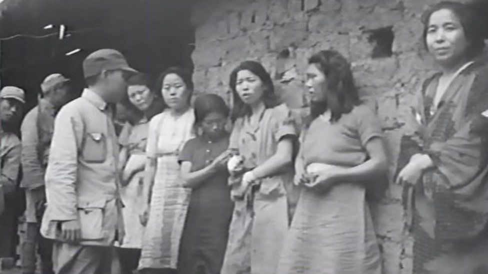 Footage said to be of 'comfort women'