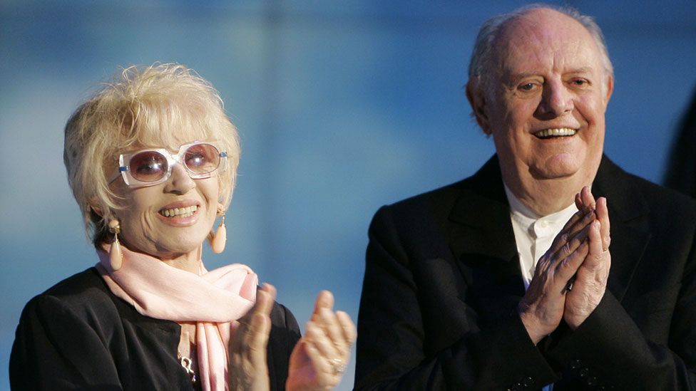 Dario Fo with Franca Rame in 2009
