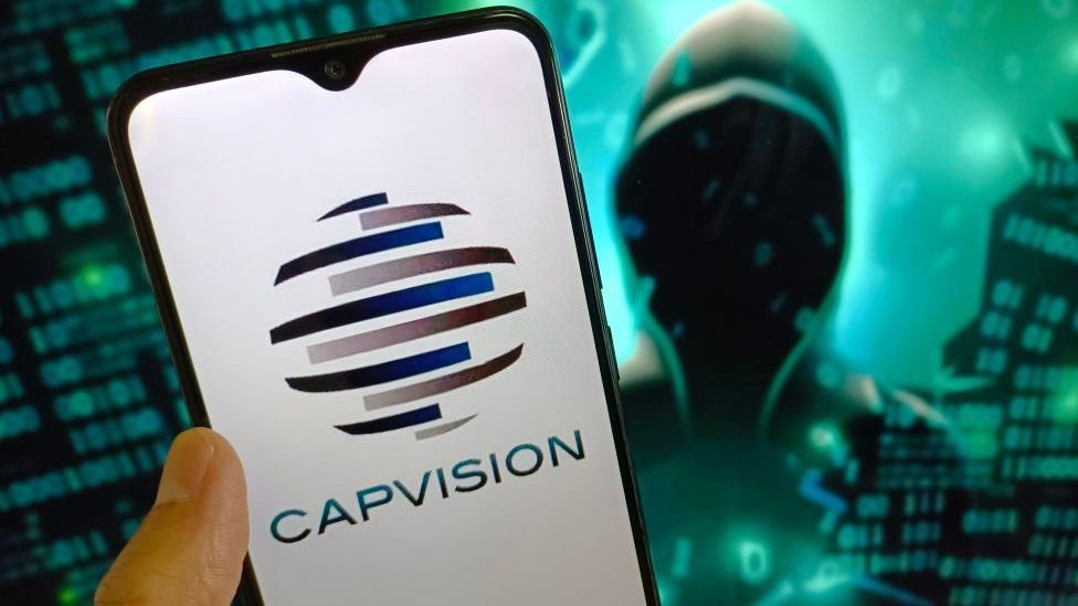 Illustration with Capvision's logo
