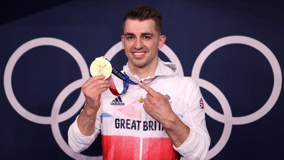 Max Whitlock with his Olympic gold medal