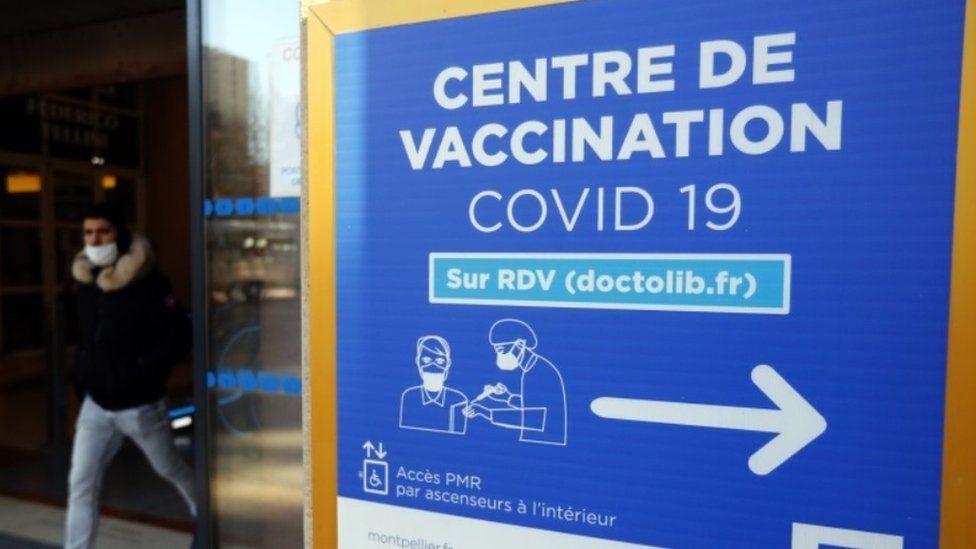 Covid France Approves Astrazeneca Vaccine For Over 65s Bbc News