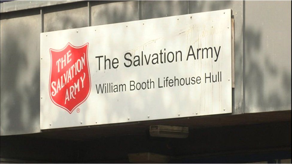 William Booth House sign
