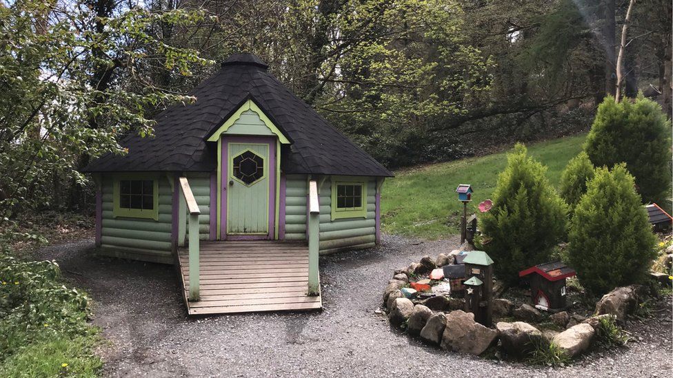 Slieve Gullion is home to a fairy trail which features tiny houses dotted around the forest park