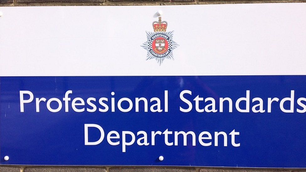 Derbsyhire Police professional standards