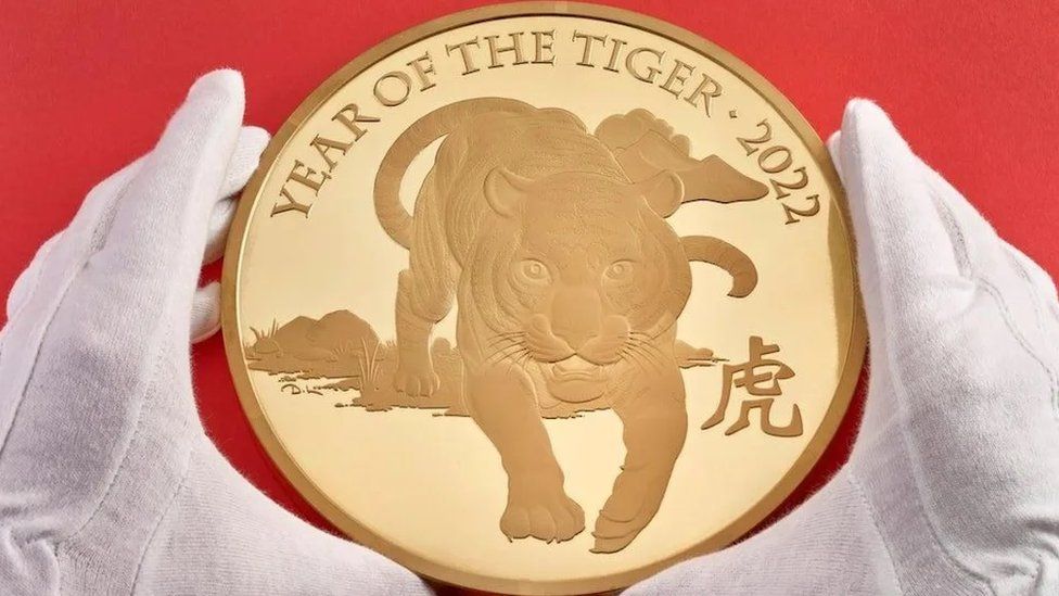 Tiger coin.