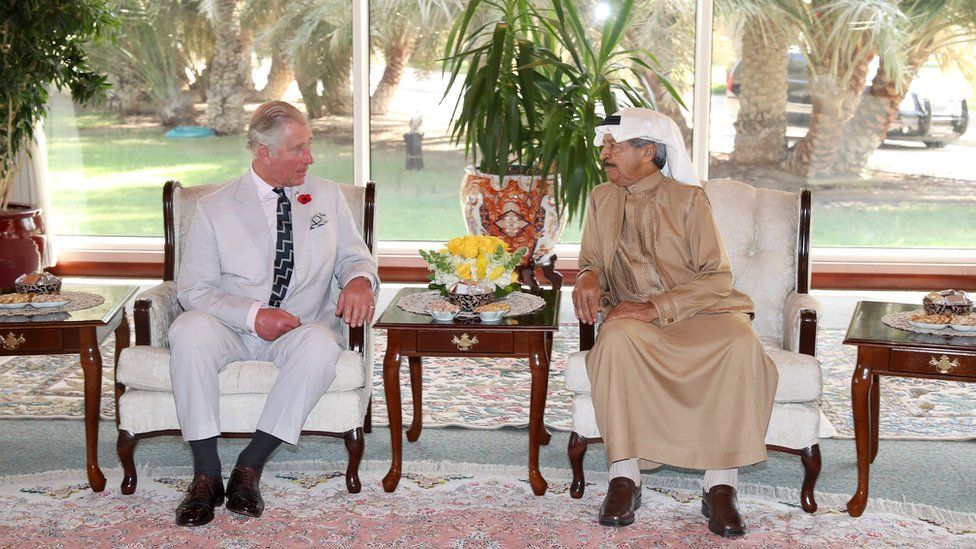 The Prince of Wales meets with Bahraini Prime Minister Sheikh Khalifa