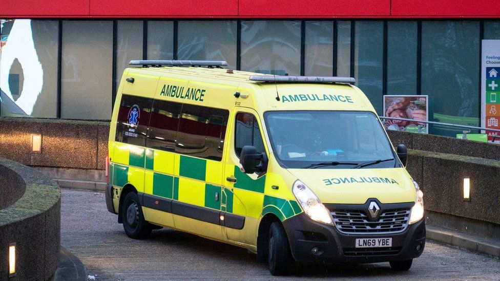 An ambulance