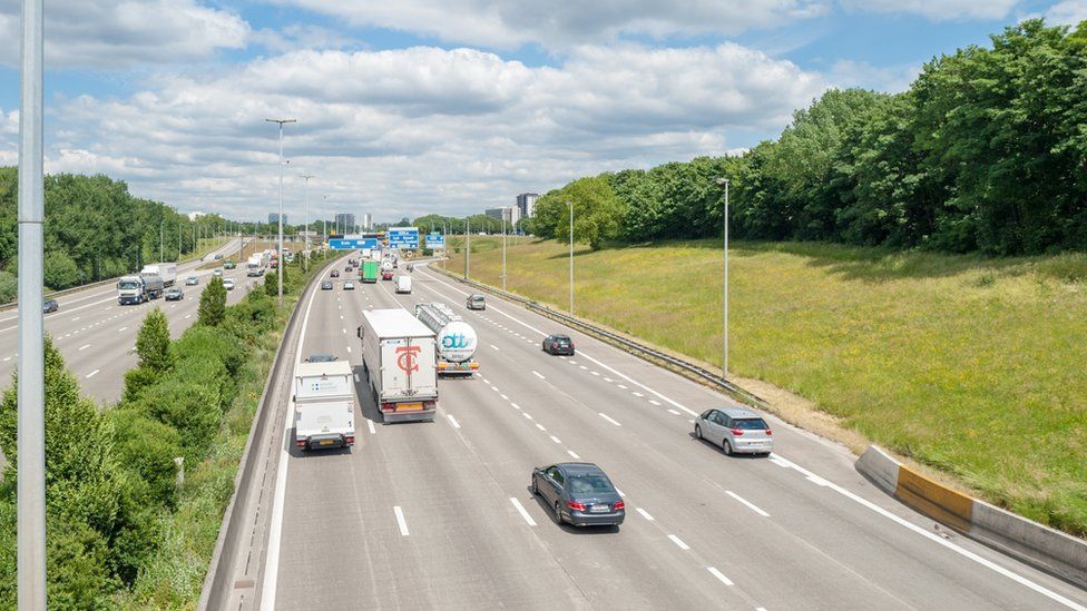 A motorway in Belgium (file image)