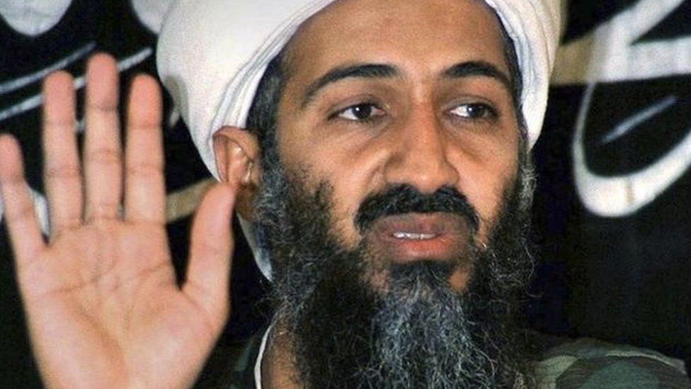 Osama bin-Laden addresses a news conference in Afghanistan in this May 26, 1998 file photo.