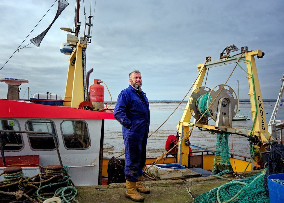 Steve Stoker on board his fishing boat