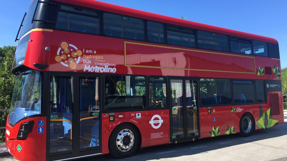 The new hydrogen double decker bus