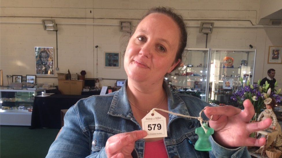 Leanne Row with Ed Sheeran's old keyring