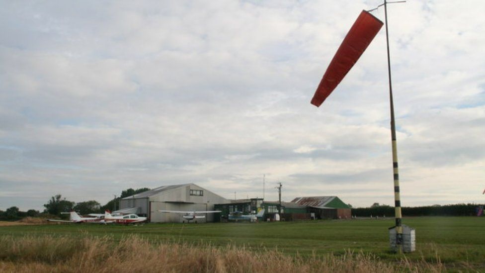 The incident took place close to Bagby airfield in Hambleton, North Yorkshire