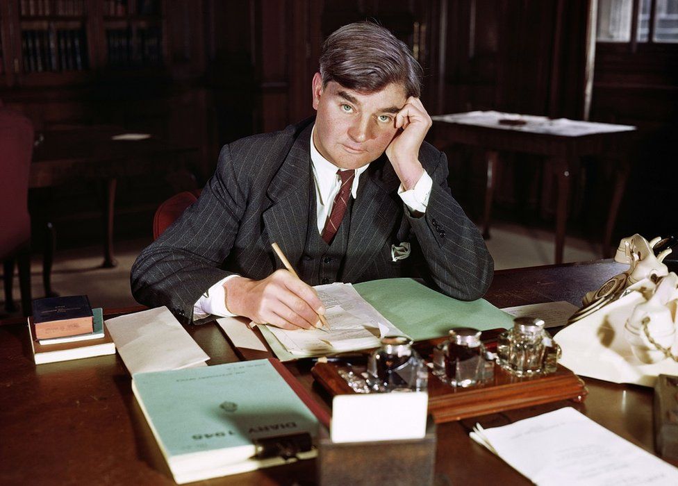 Aneurin Bevan seen in 1945