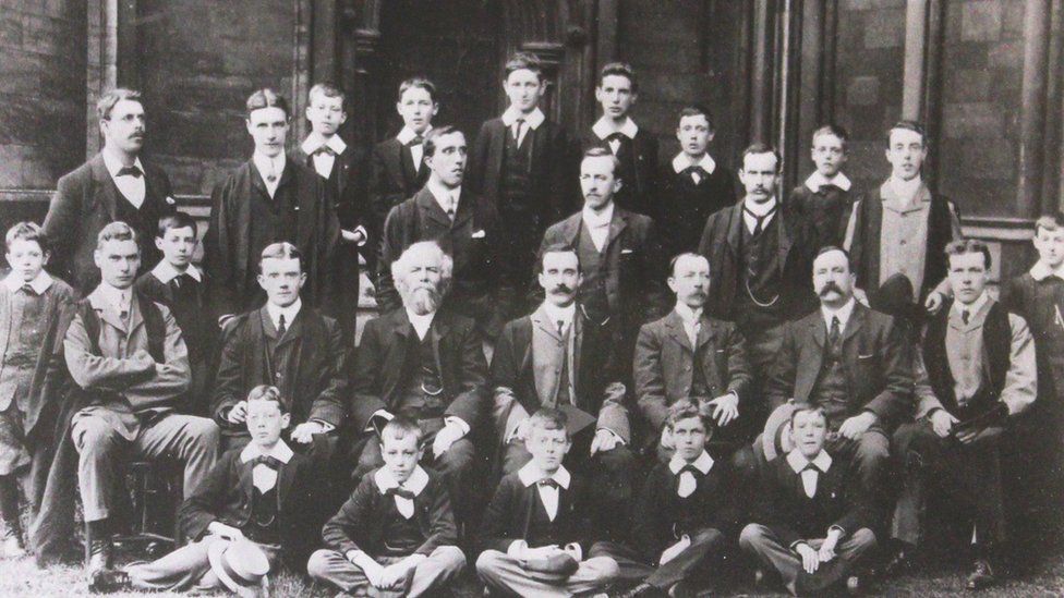 St John's College choir, boys and choral scholars, in 1903
