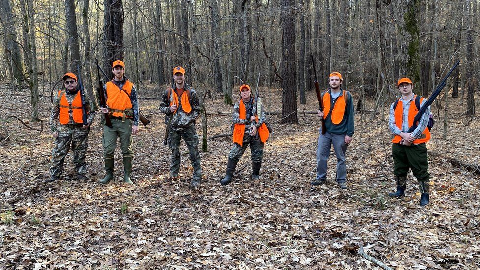 People attending an Opportunity Outdoors hunt