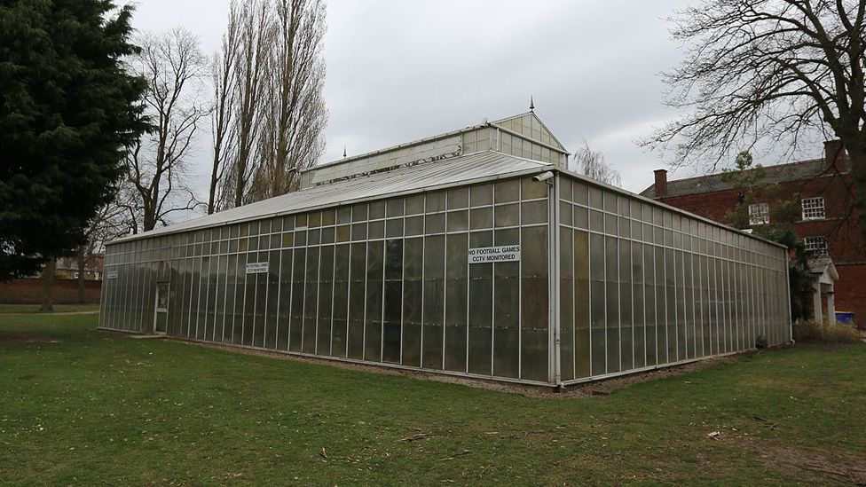 Exterior of the conservatory