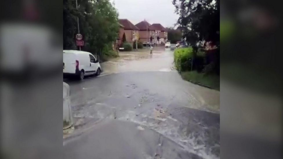Leicester burst water pipe causes flooding and closes schools BBC News