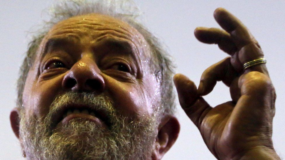 Former Brazilian president Lula