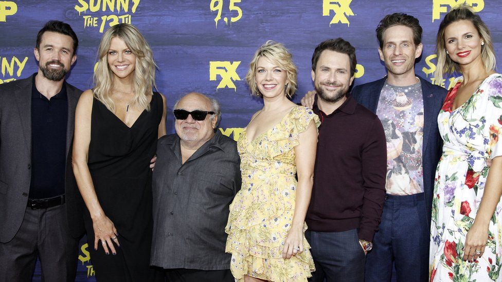 The It's Always Sunny cast attends the premiere