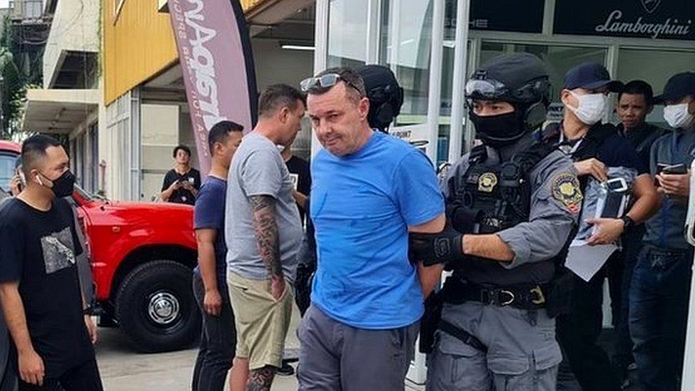 Fugitive and drugs boss arrested in Thailand at a garage