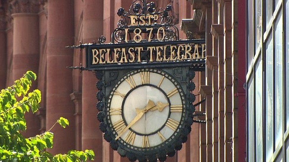 Belfast Telegraph clock