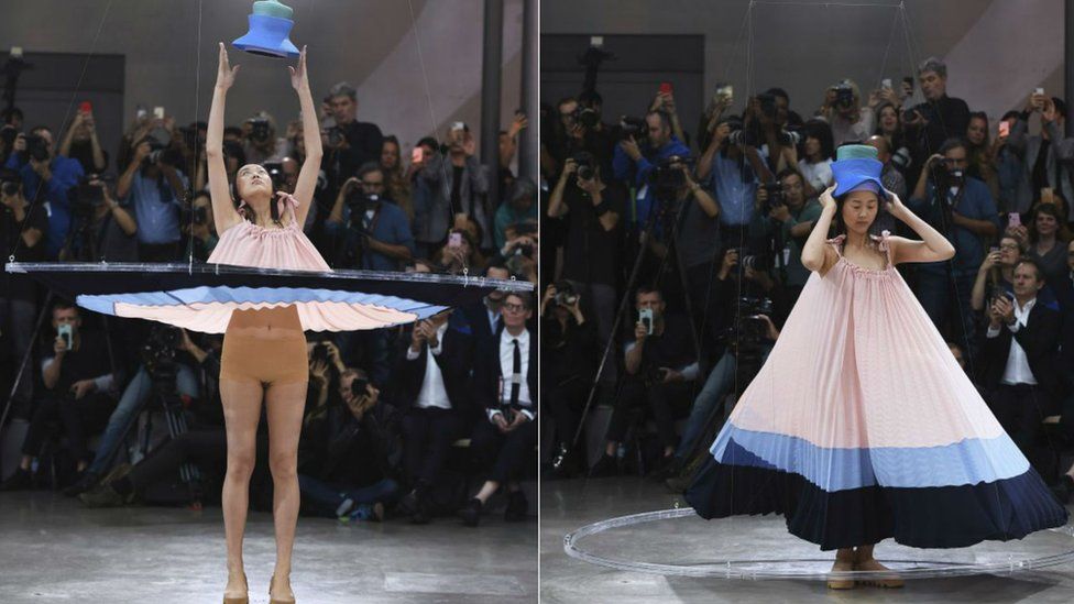 Paris Fashion Week: Weirdest looks from the catwalk - BBC Newsround