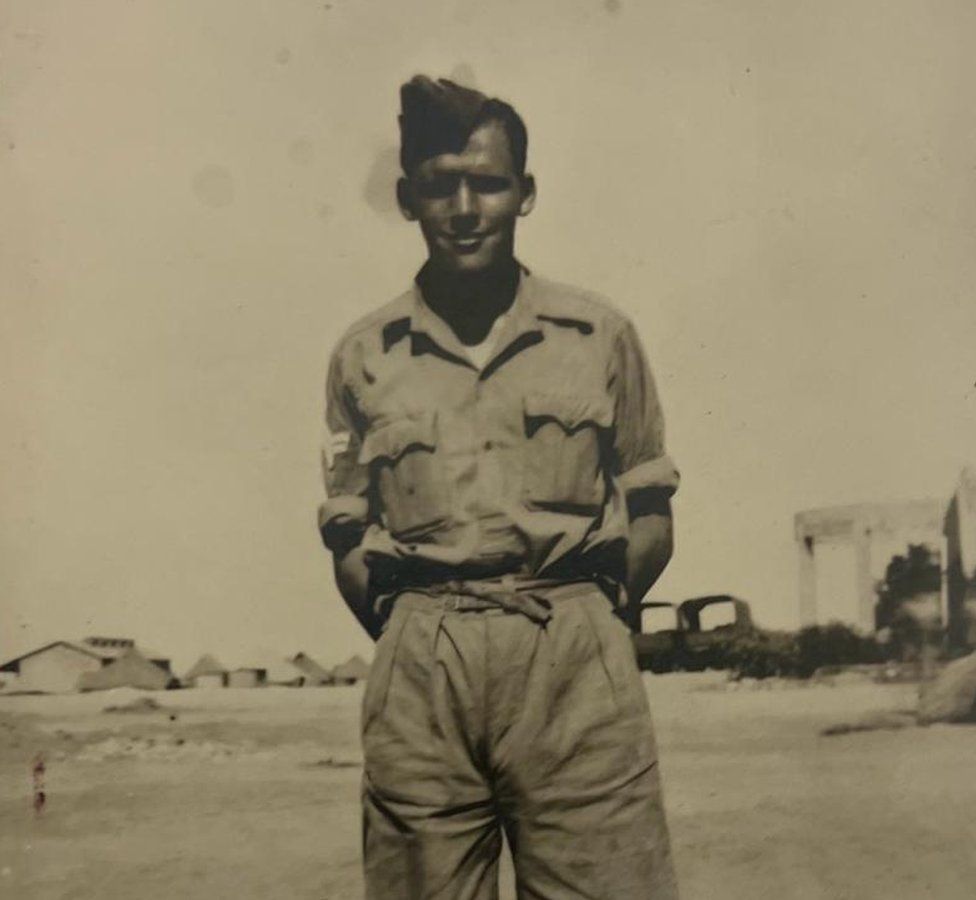 Larry Smith in the RAF in Egypt