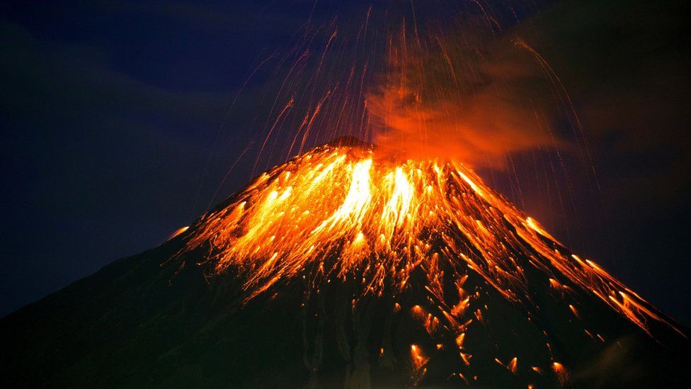 Tungurahua volcano, Equador