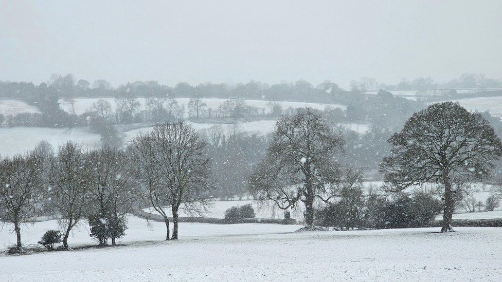 Snow in Ashbourne