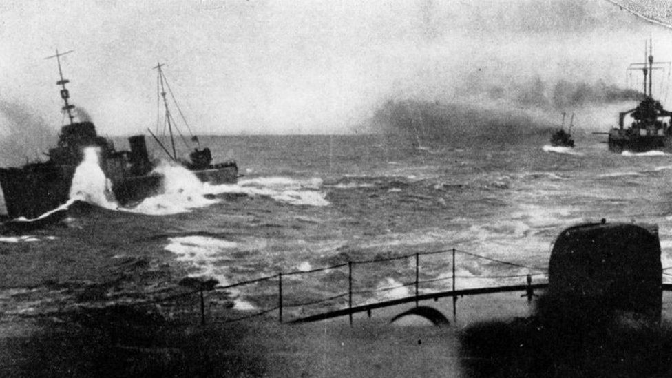 Action from the Battle of Jutland