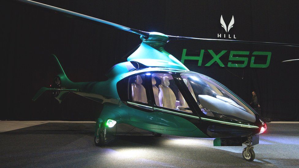The Hill HX 50 helicopter