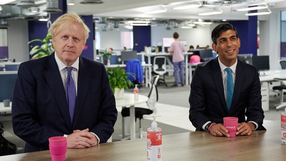 Boris Johnson and Rishi Sunak