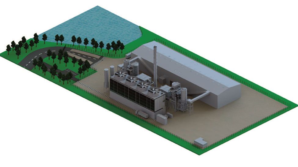 Image of new power plant