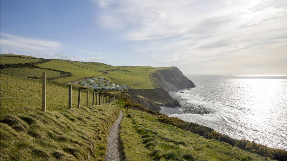 The coastal path in Ceredigion