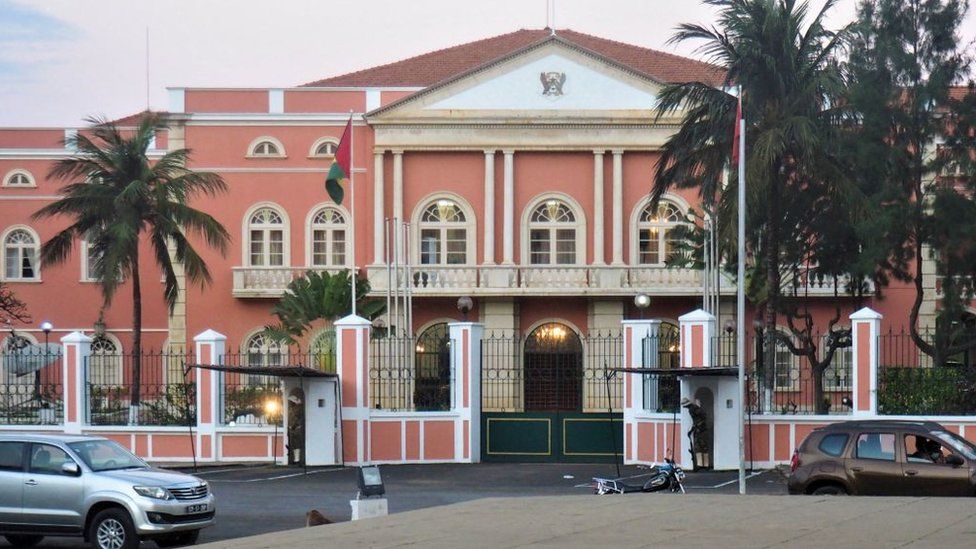 A general view of the Presidency of Sao Tome and Principe in Sao Tome