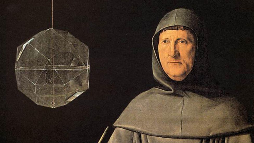 Luca Pacioli, pictured in a 16th century painting