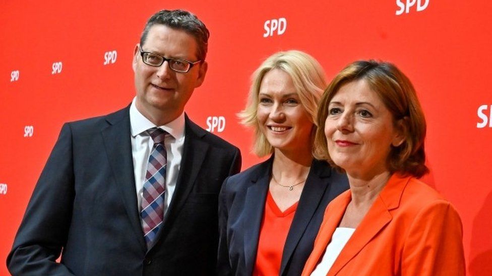 Thorsten Schäfer-Gümbel, Manuela Schwesig and Malu Dreyer