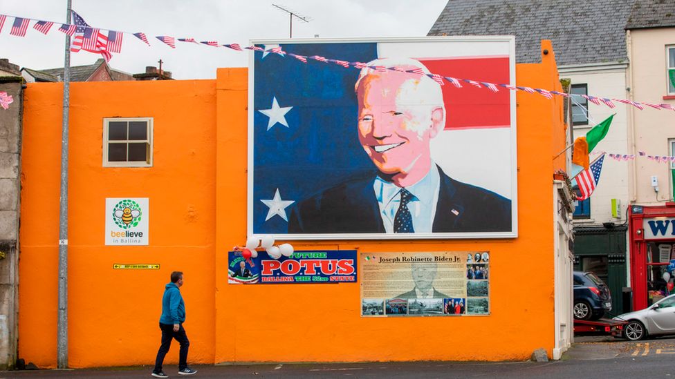 Joe Biden mural