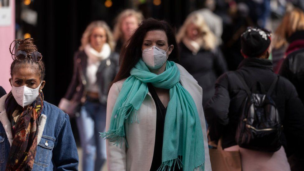 People walking along Oxford Street