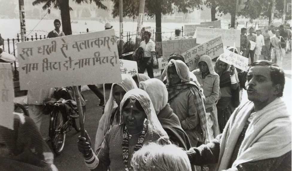 A protest rally in Jaipur