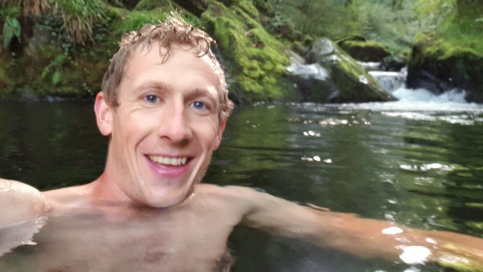Will Renwick tries wild water bathing