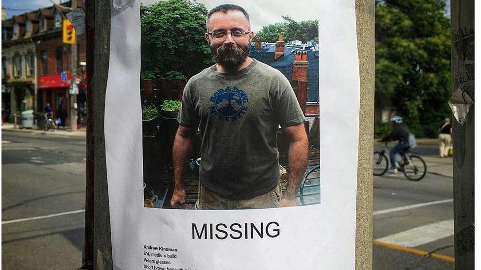 Friends hung posters of Andrew Kinsman around the Village and Cabbagetown