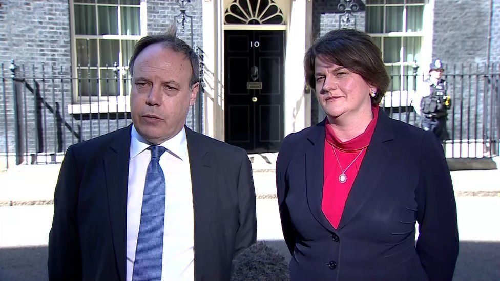 Arlene Foster and Nigel Dodds