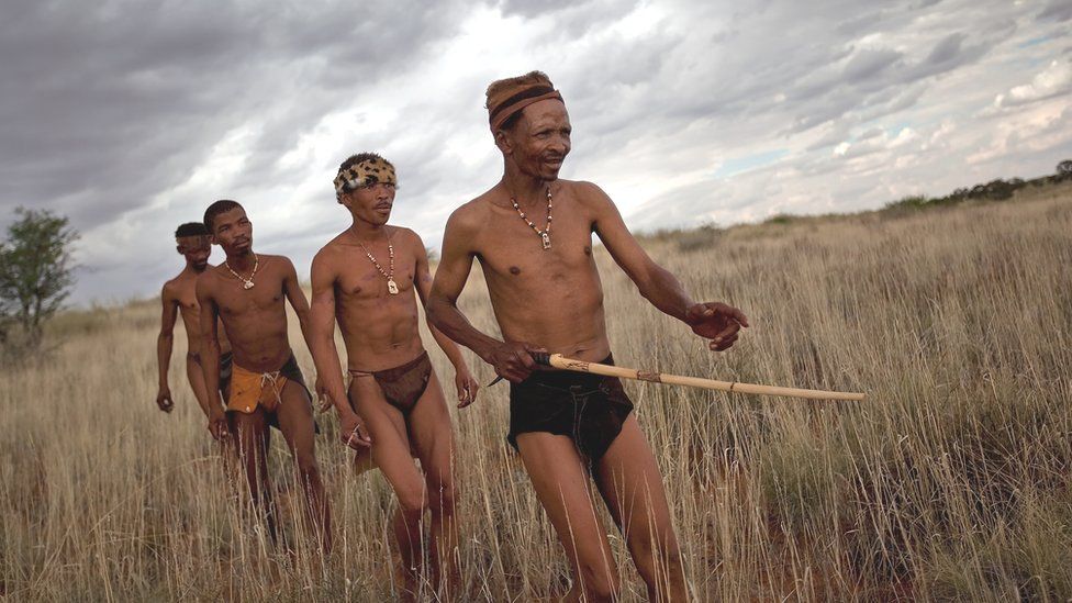 San Bushmen in Southern Africa