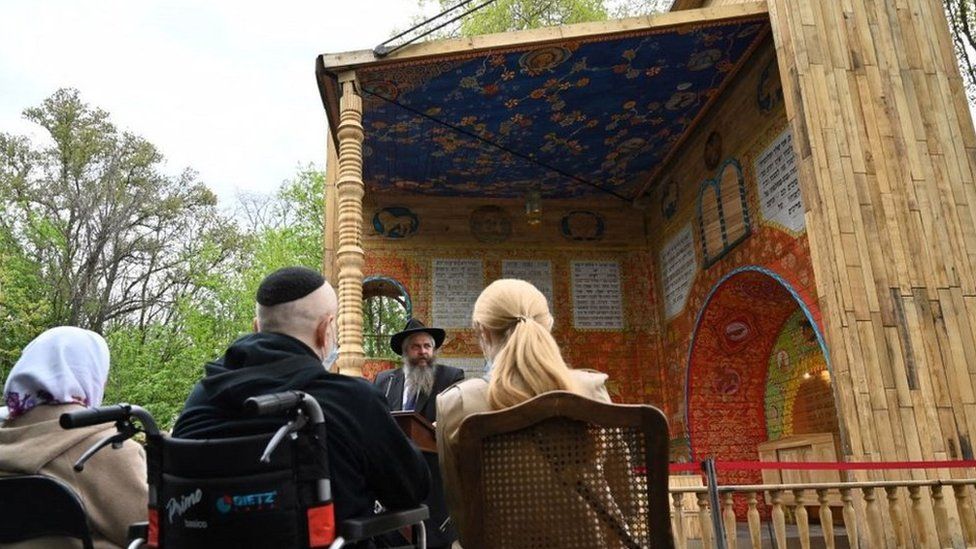 Opening of synagogue at Babyn Yar memorial, 14 May 21