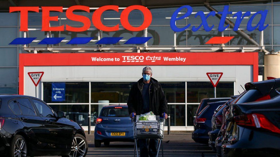 Britain's lockdown drives Tesco's sales and costs higher